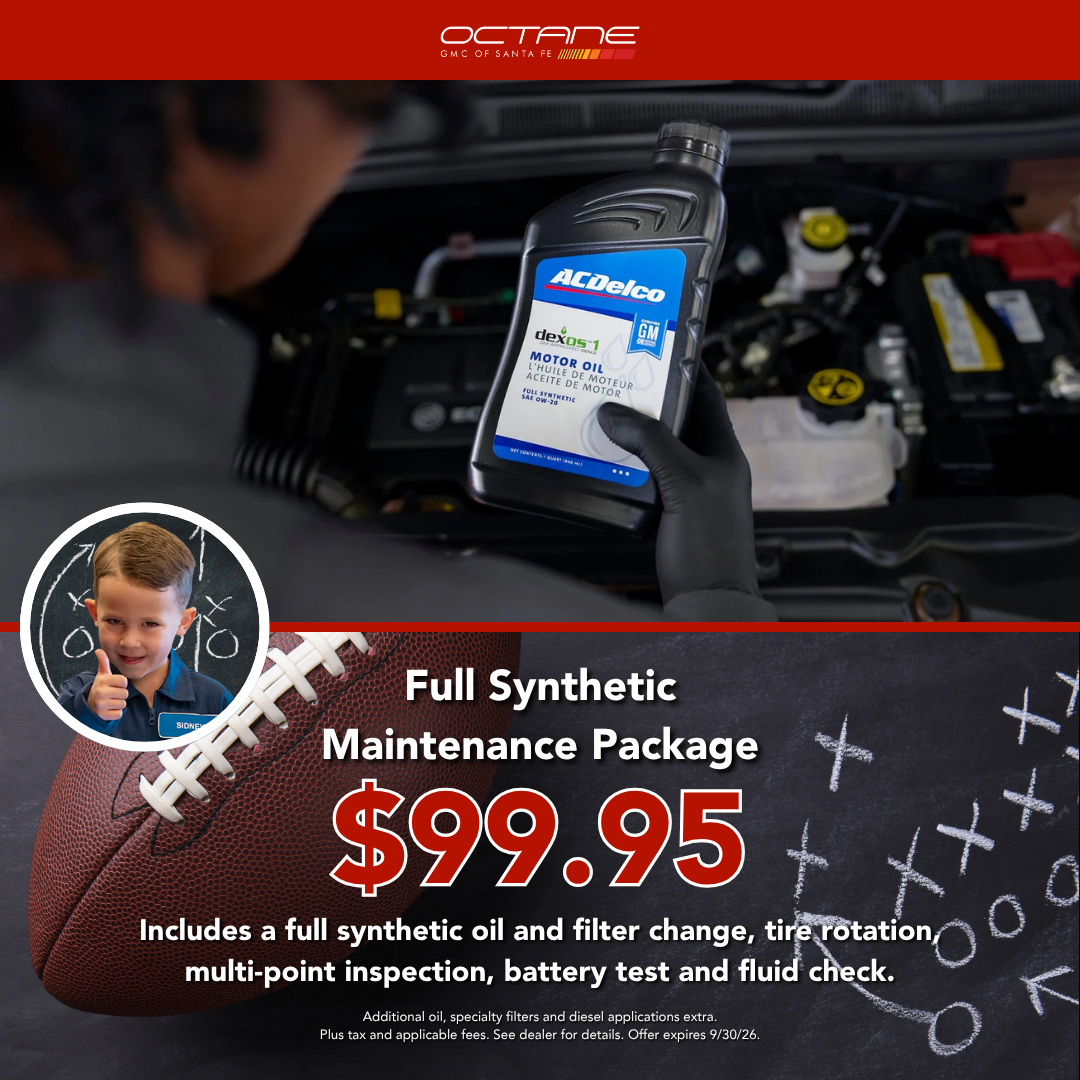 Full Synthetic Maintenance Package at $99.95