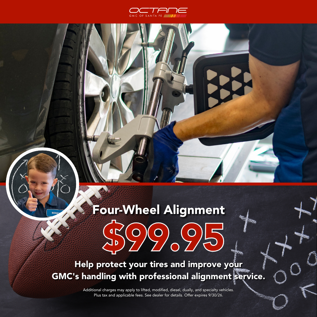 Four-Wheel Alignment at $99.95