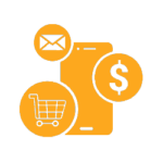 e-commerce marketing and design icon