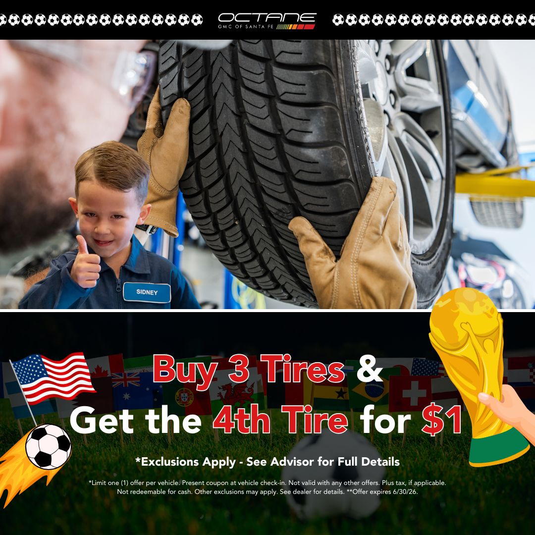 Buy 3 tires and get the 4th Tire for $1